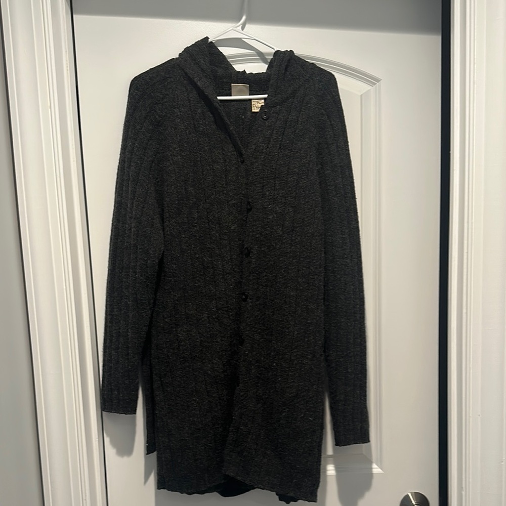 Tailor B. Moss Gray Knit Cardigan
